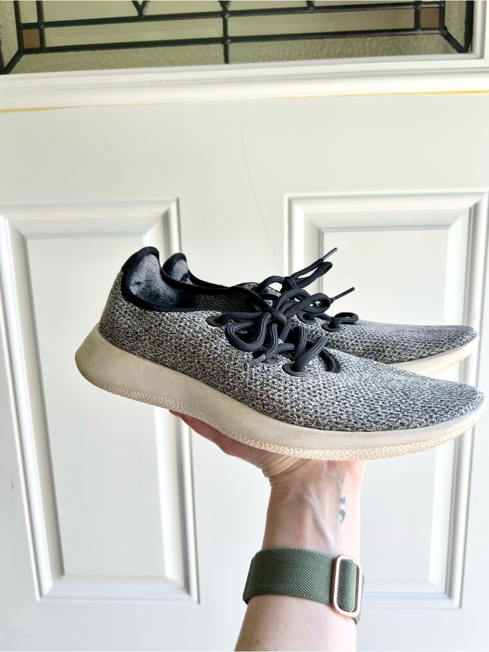 Allbirds Men's Wool Tree Runners Sneakers in Heather Grey